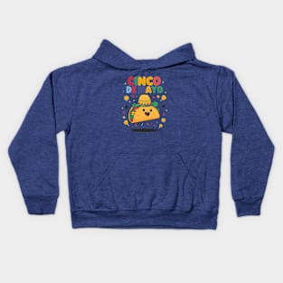 Cinco De Mayo Taco Dance Kids Hoodie